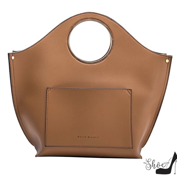 Melie Bianco Heather Tote in Black or Camel - Picture 5 of 9